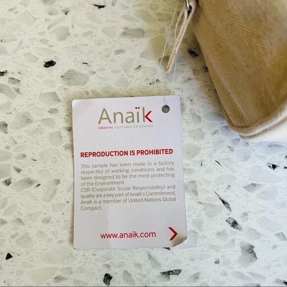 ANAIK CREAM Philosophy Makeup Cosmetics Bag NWT - Picture 4 of 5